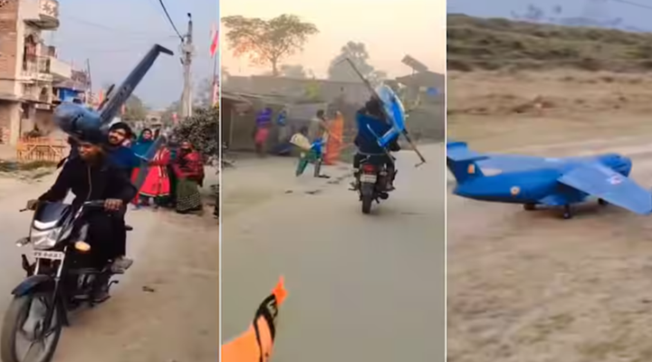 Village Boy Crafts Impressive Plane, Takes Off and Lands in the Sky