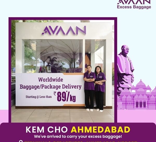 Avaan India Launches Kiosk at Terminal 1, Ahmedabad Airport offering excess baggage solutions at affordable prices