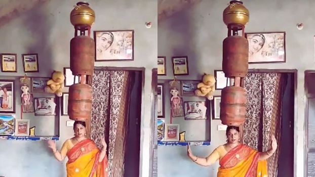 Dance Video: Woman Starts Dancing with Two Cylinders on Her Head, What Happened Next Will Be Hard to Believe | Watch Video
